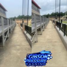 Bulldog Stadium Commercial Concrete Cleaning in Opelika, AL 7